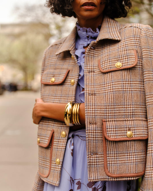 Rory Jacket-Brownstone Tweed