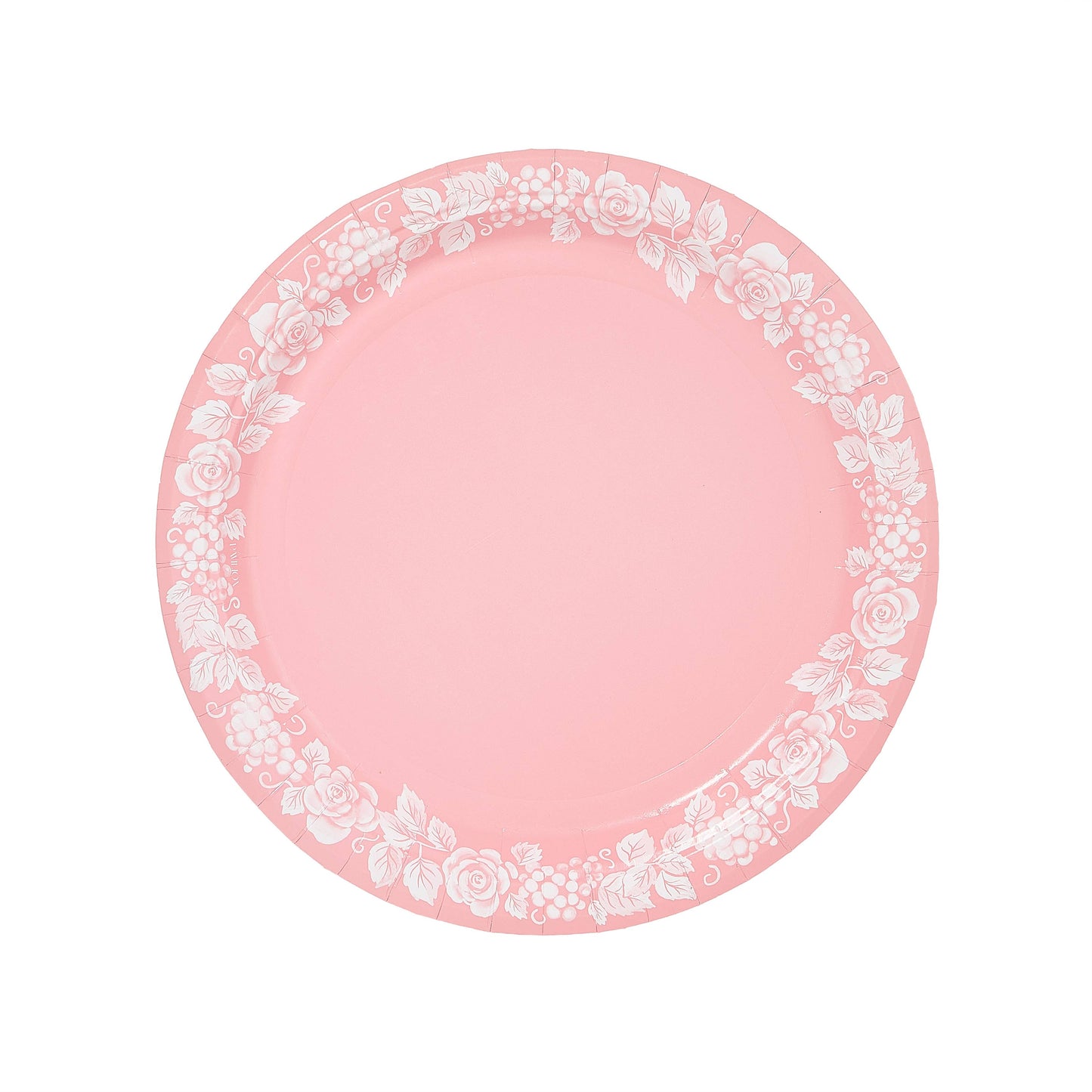 Wine Jasperware Inspired Dinner Paper Plates - Pack of 8: Blue