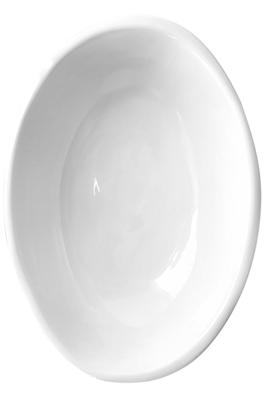 Tiny Oval Bowl: White
