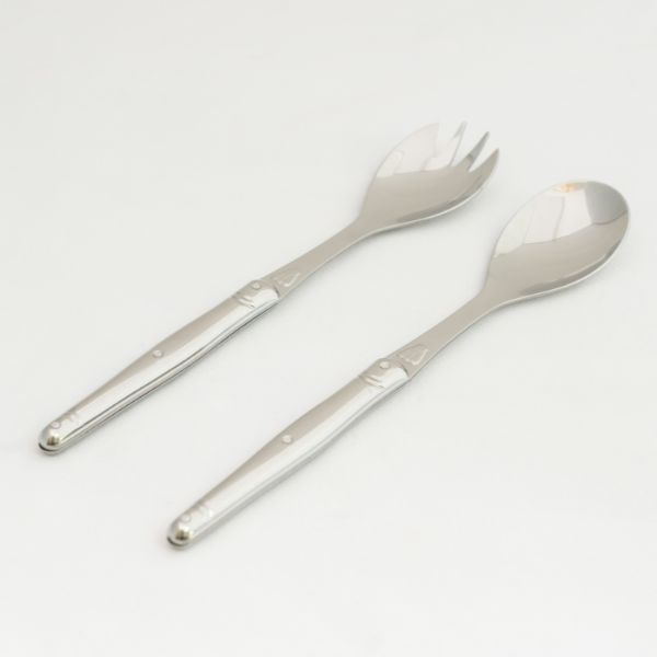 Jean Dubost Carving Set Stainless Steel and Carving Board