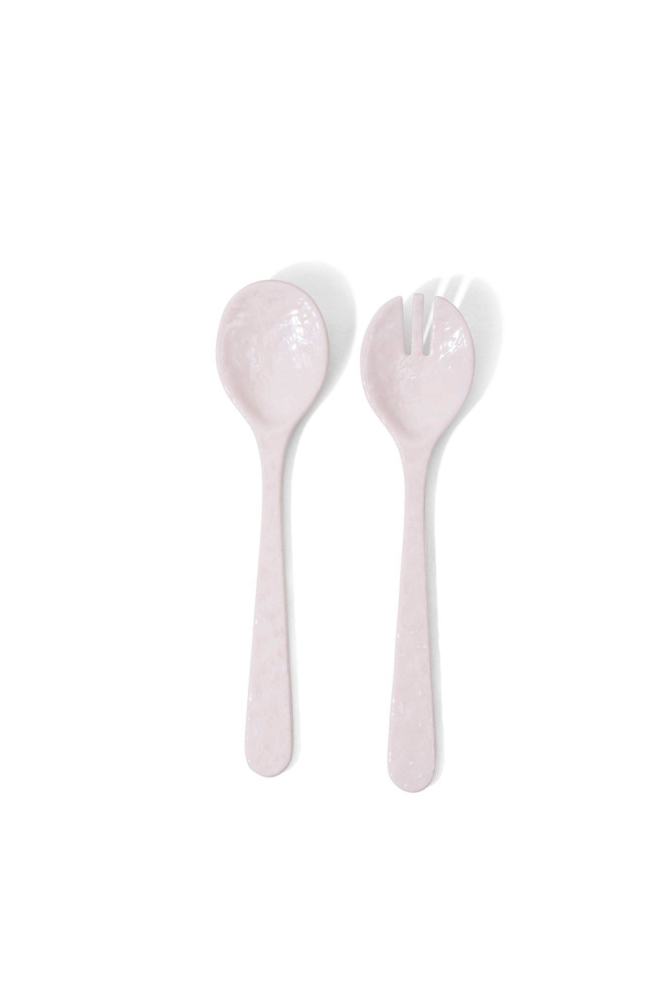 Salad Servers: White