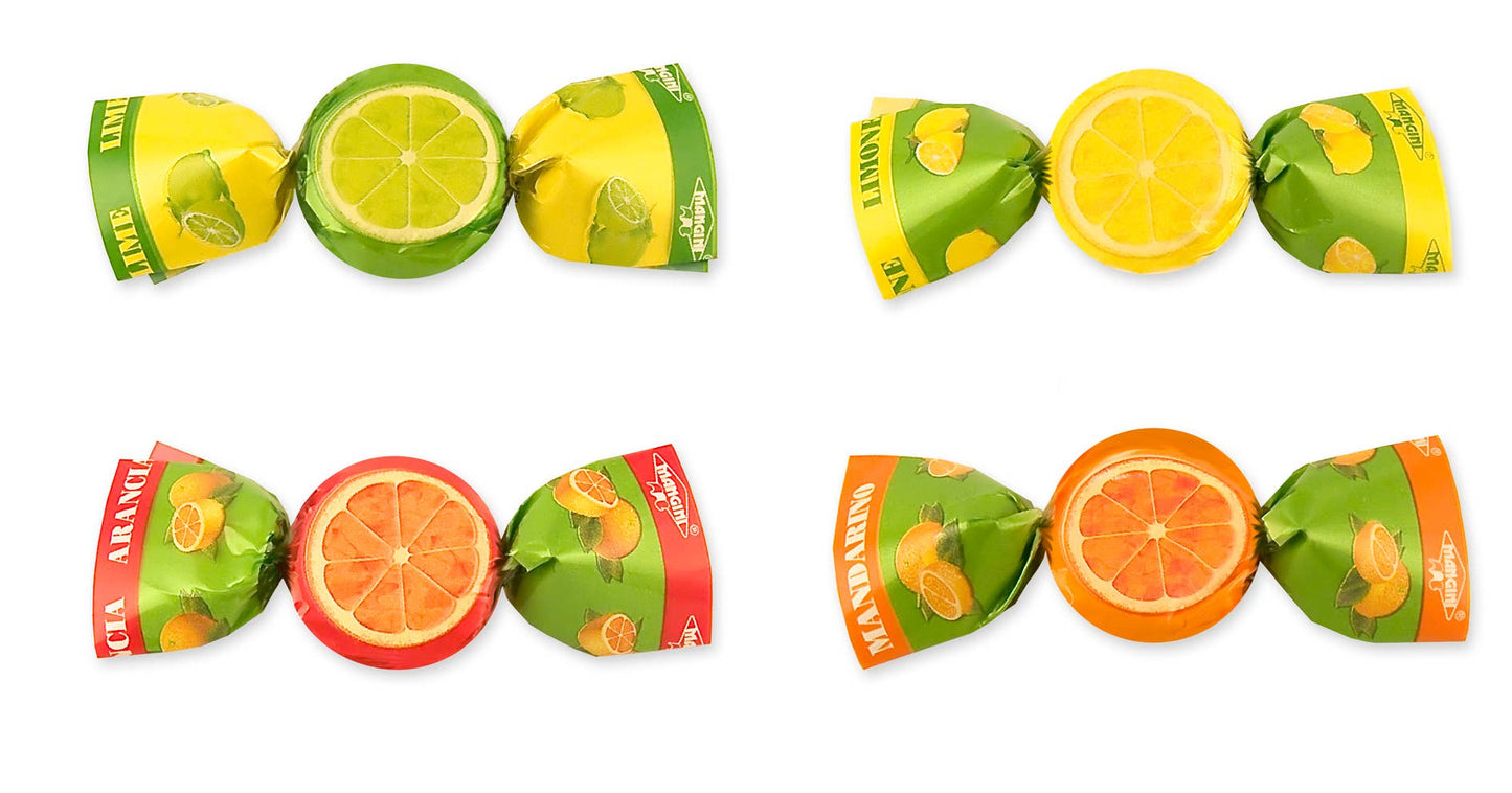Italian Citrus Blend Hard Candies (Agrumi) 2.2 lb. (1 kilo)