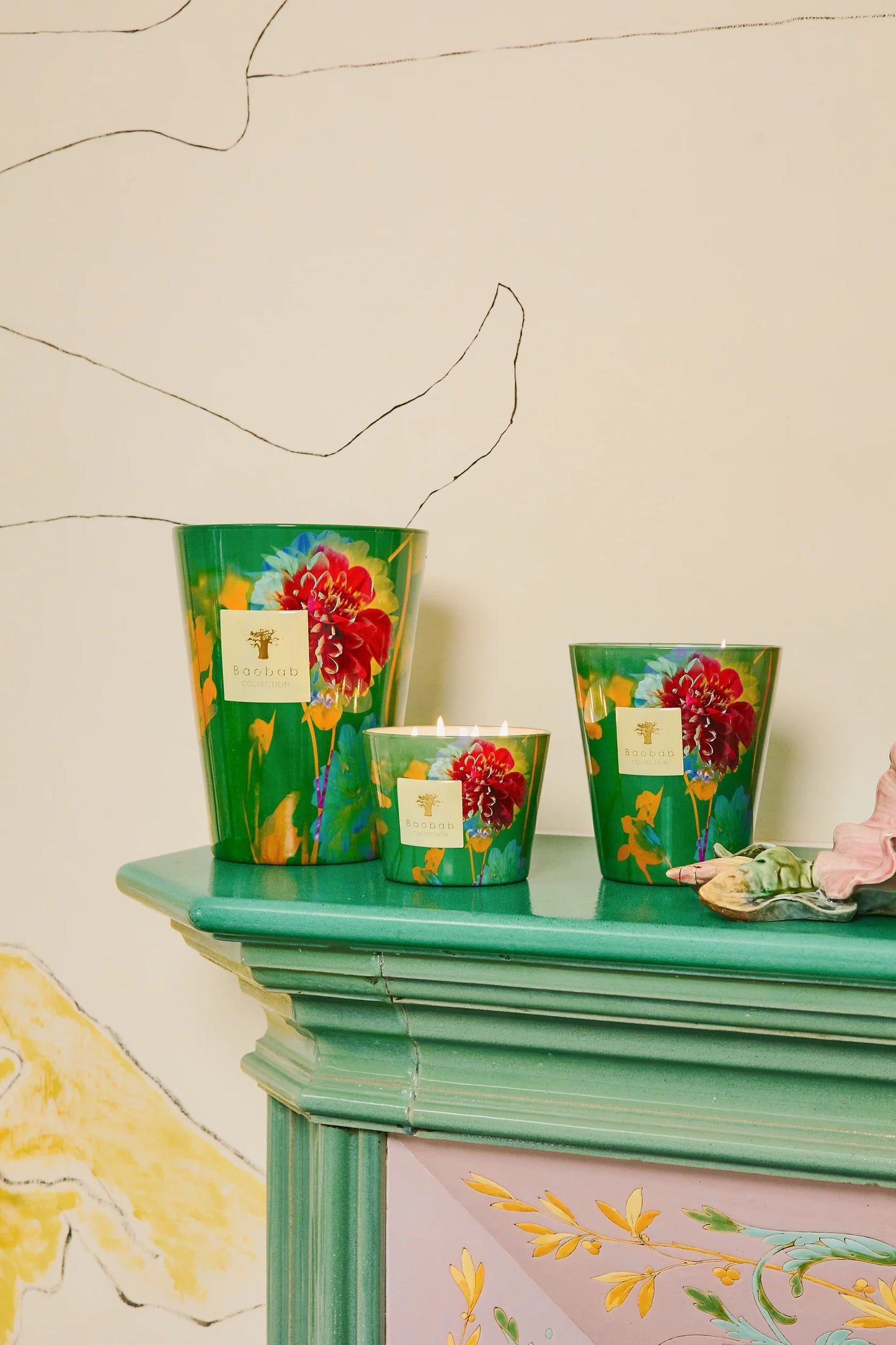 Arty Flowers Bouquet - Max 10 Candle