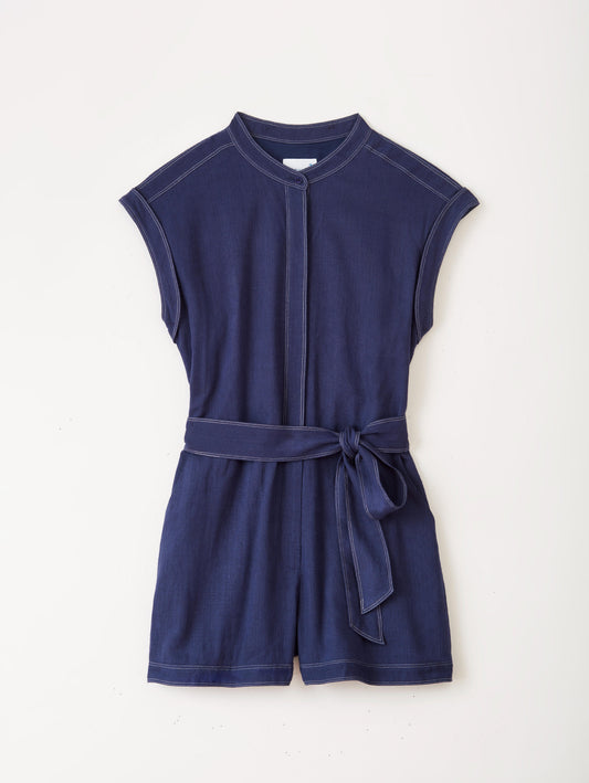 Marin Romper-Midnight Blue