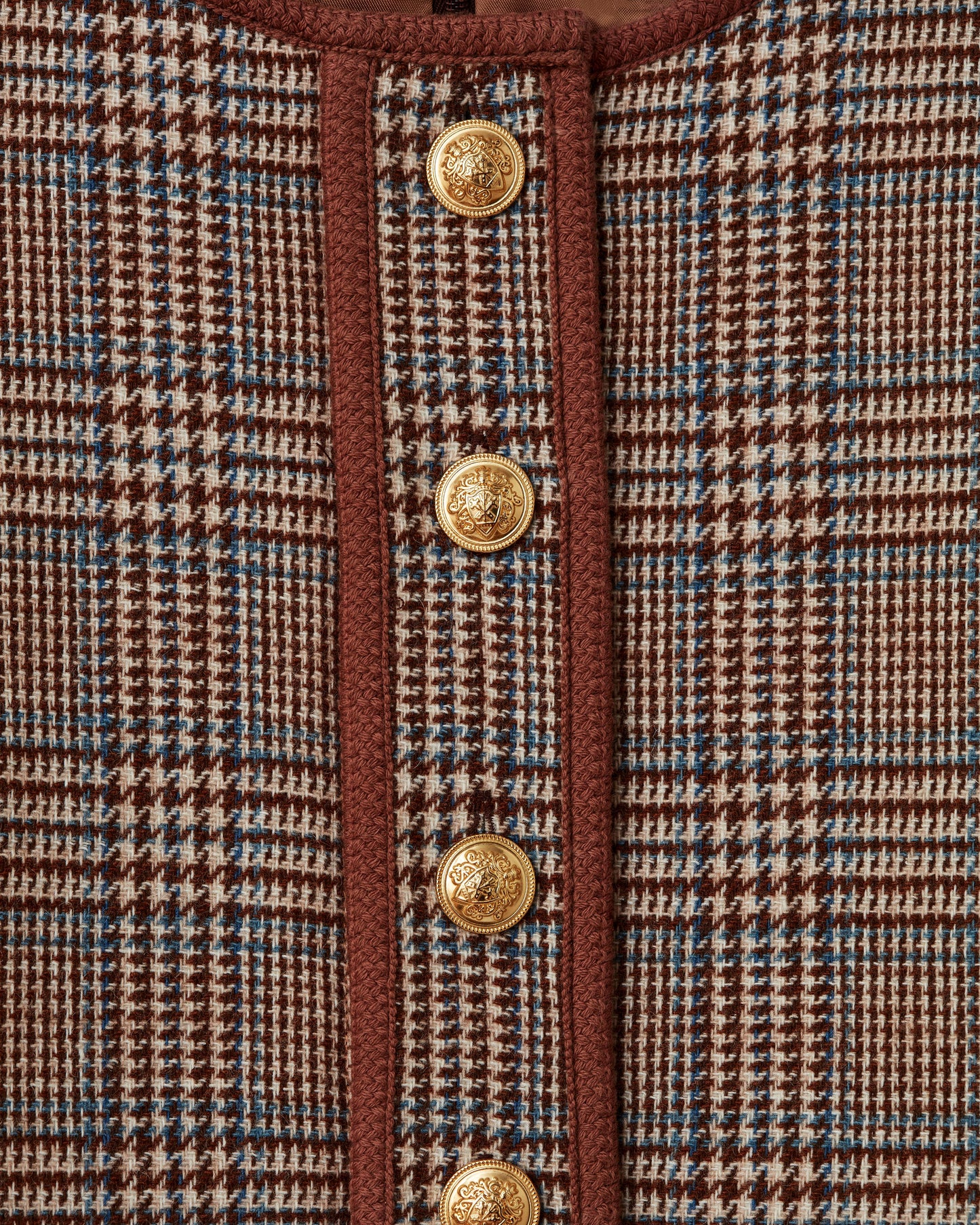 Gabi Dress-Brownstone Tweed