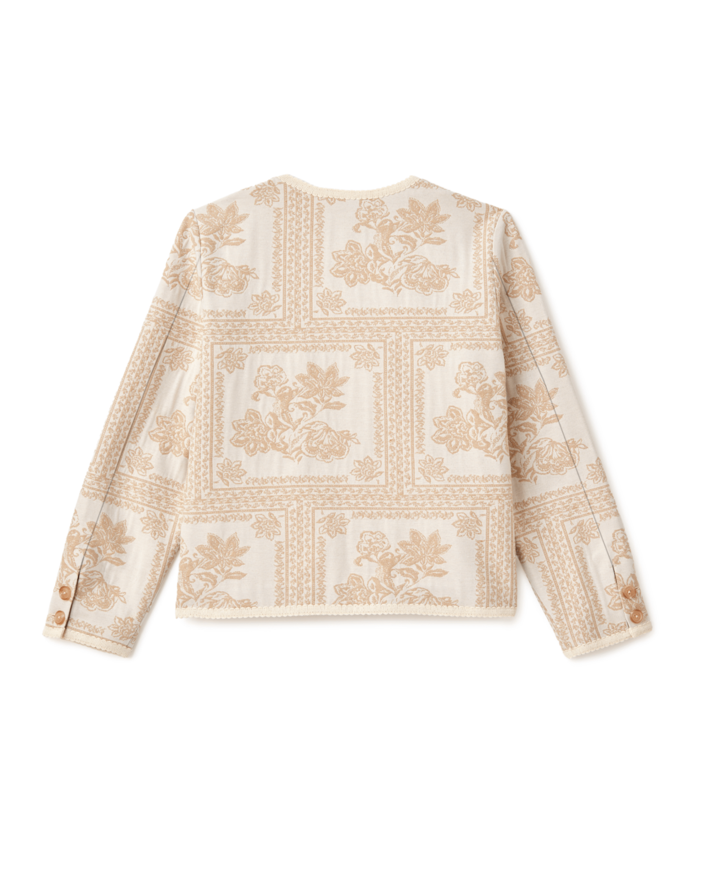 Louisa Jacket-Ivory Patchwork