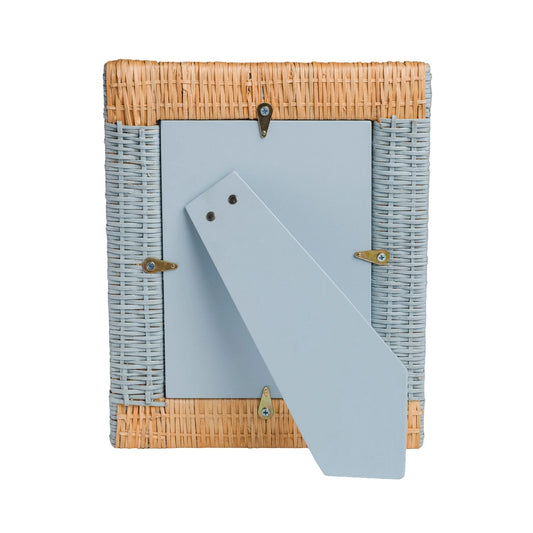 Costa Chevron Rattan Photo Frame - 4" x 6"
