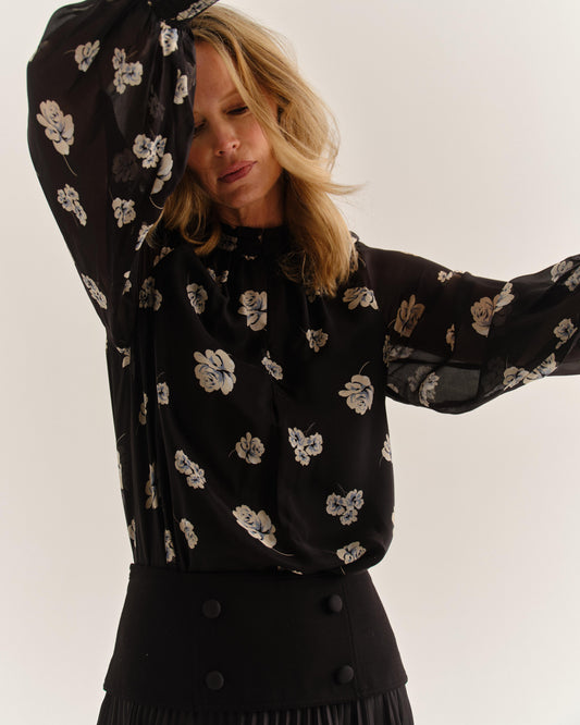 Sawyer Blouse-Moonlit Rose