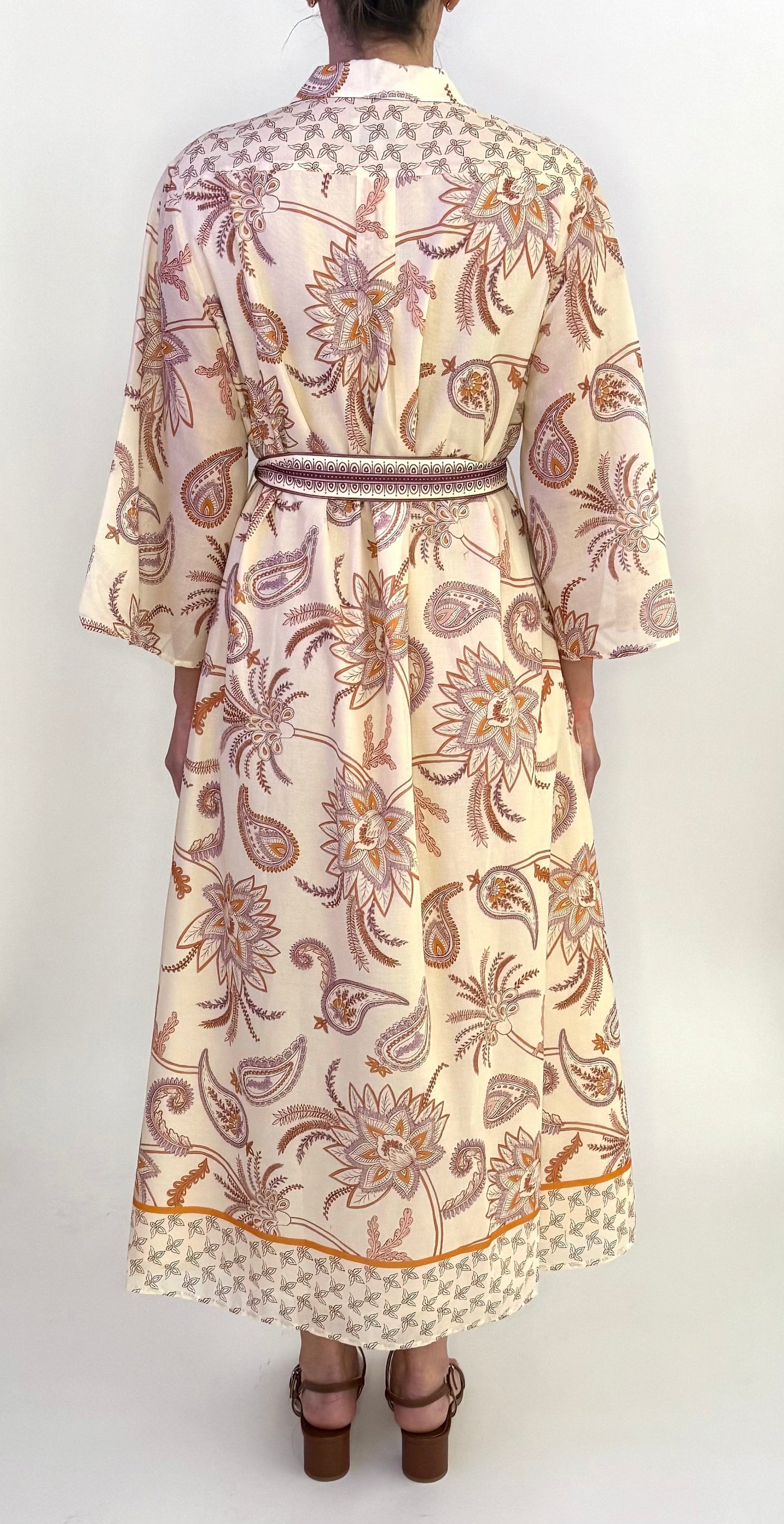 Faye Shirt Dress-Rosecliff Garden