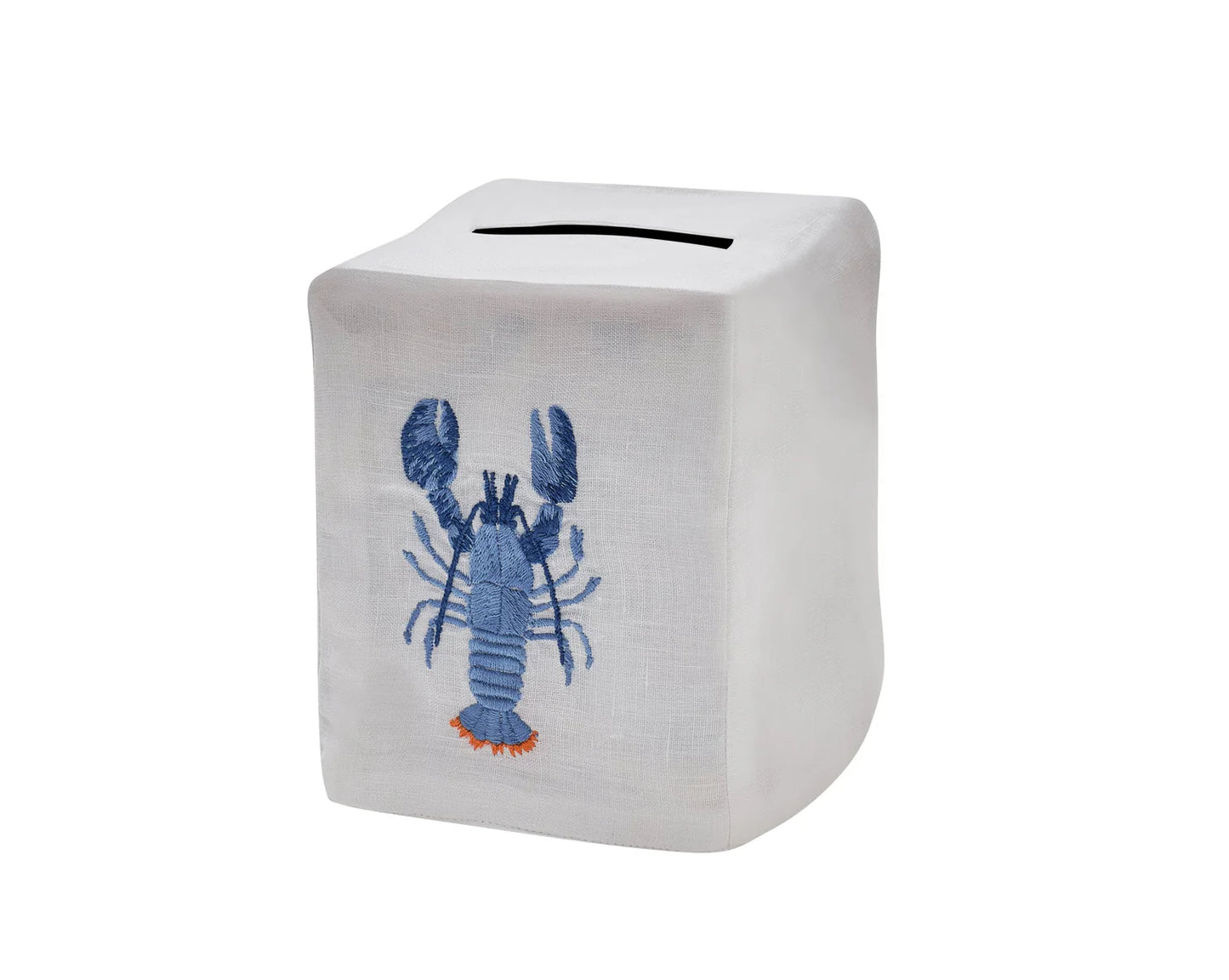 Blue Lobster Tissue Box Cover