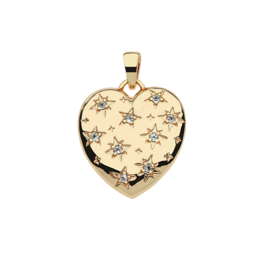 LOVE Set in the Stars Pendant on 16-18" Classic Rolo Chain
