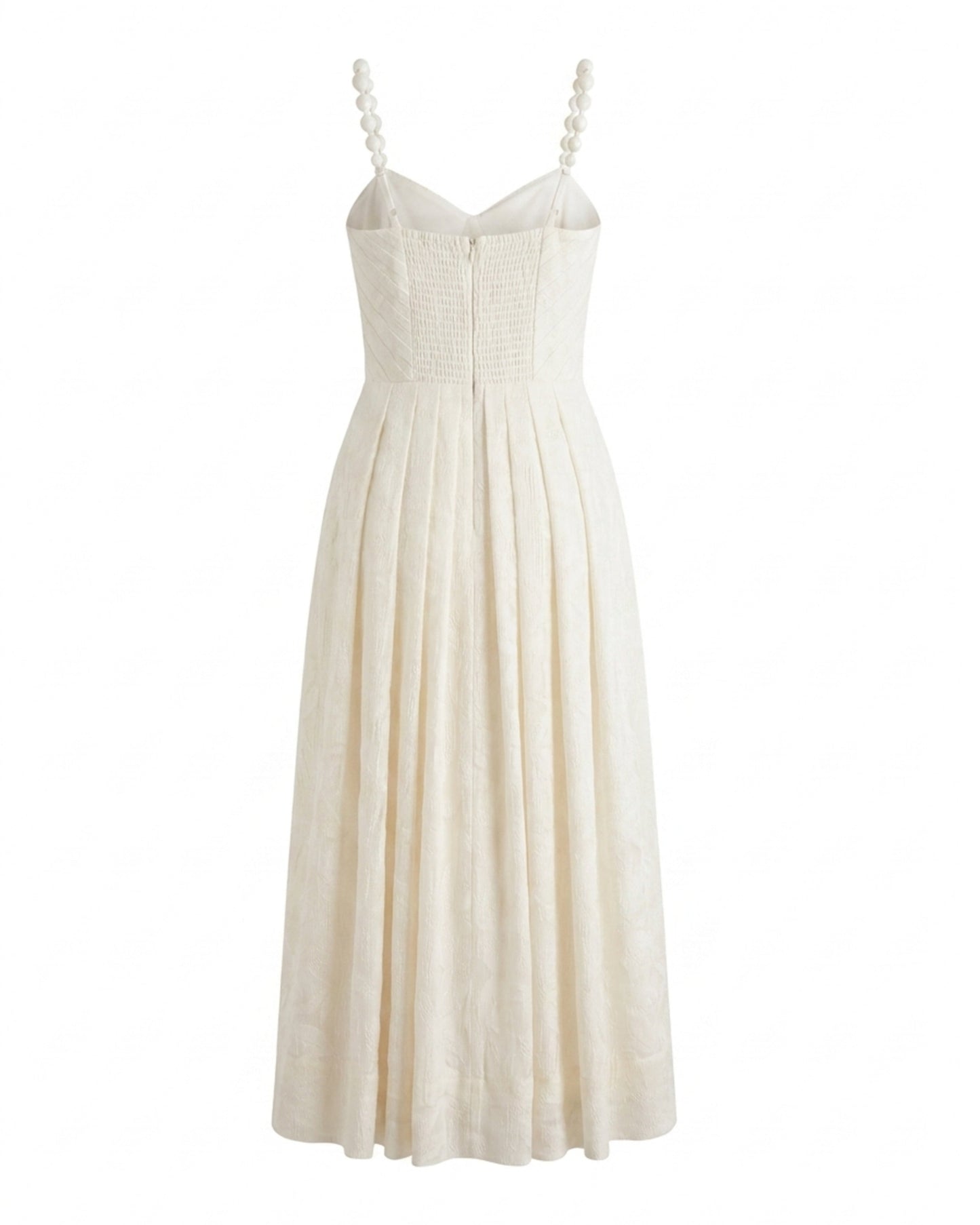 Marabel Midi Dress-Ivory