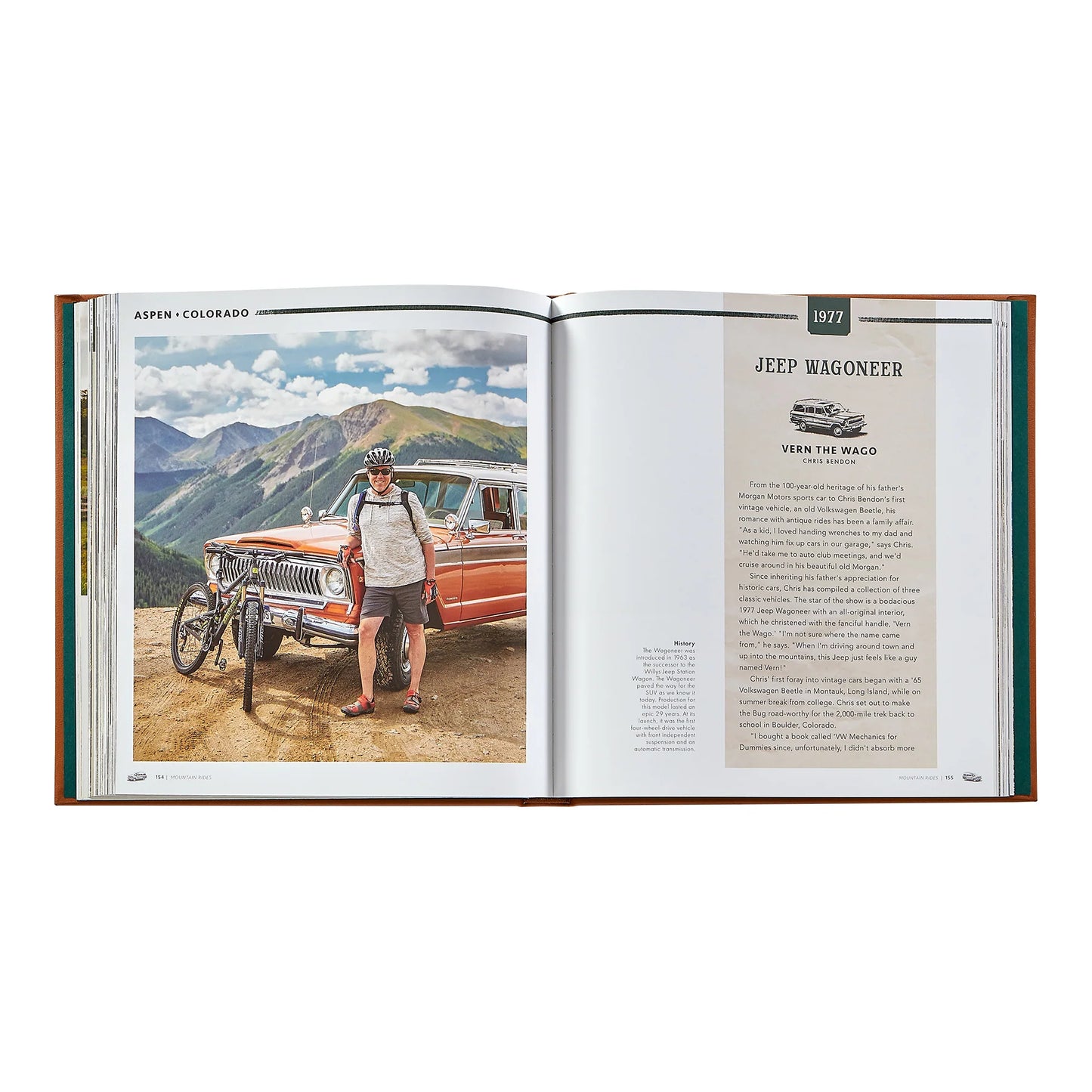Johnny Vacay: Mountain Rides in Tan Leather