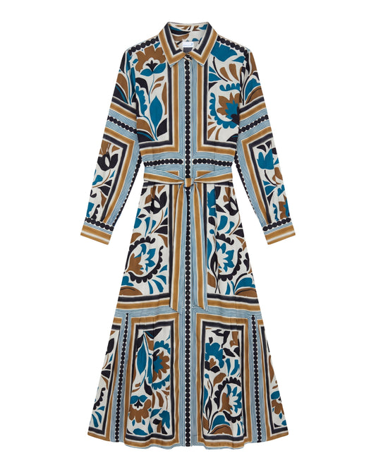 Rowan Dress - Stained Glass Floral