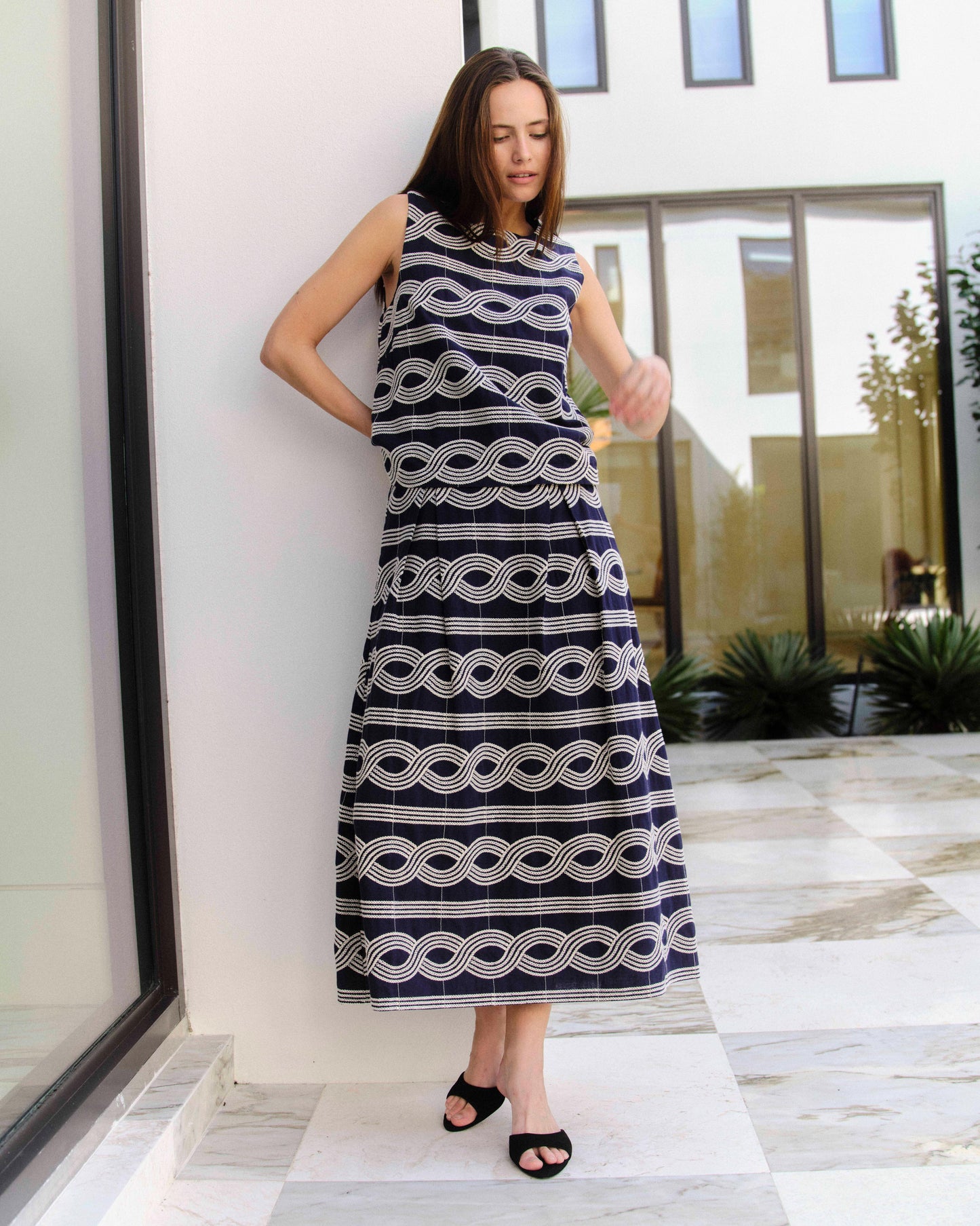 SU26 Bea Skirt-Midnight Blue