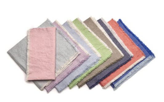 Fringe Edge Napkins - Set of 2