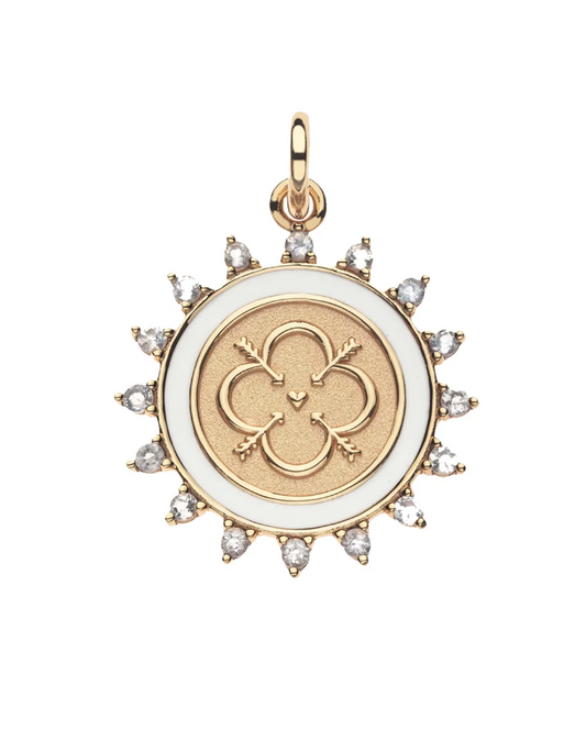 LOVE Petite Embellished Coin