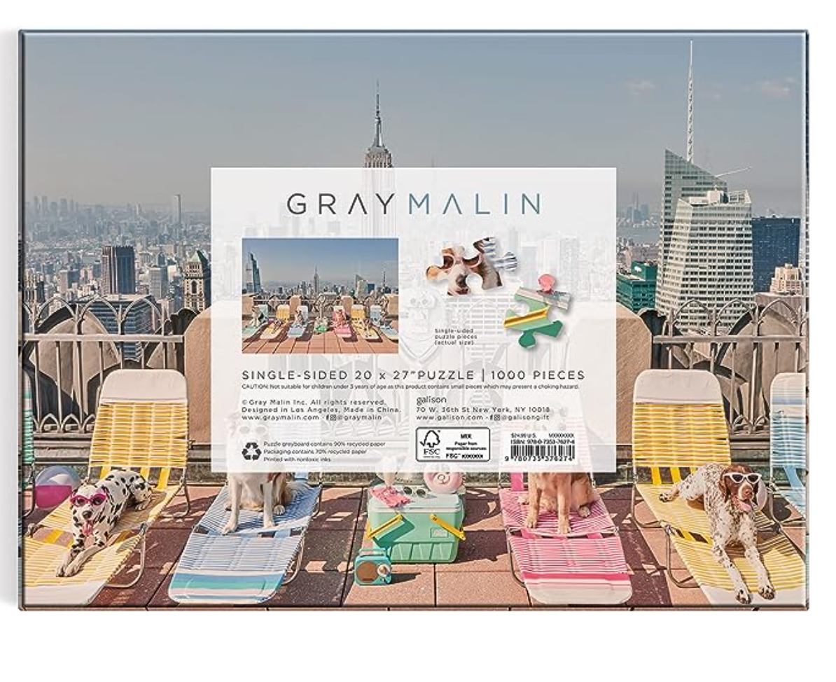 Gray Malin The Dogs of NYC Puzzle