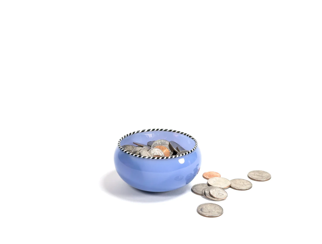 Roman Bowl - Opaque Blue