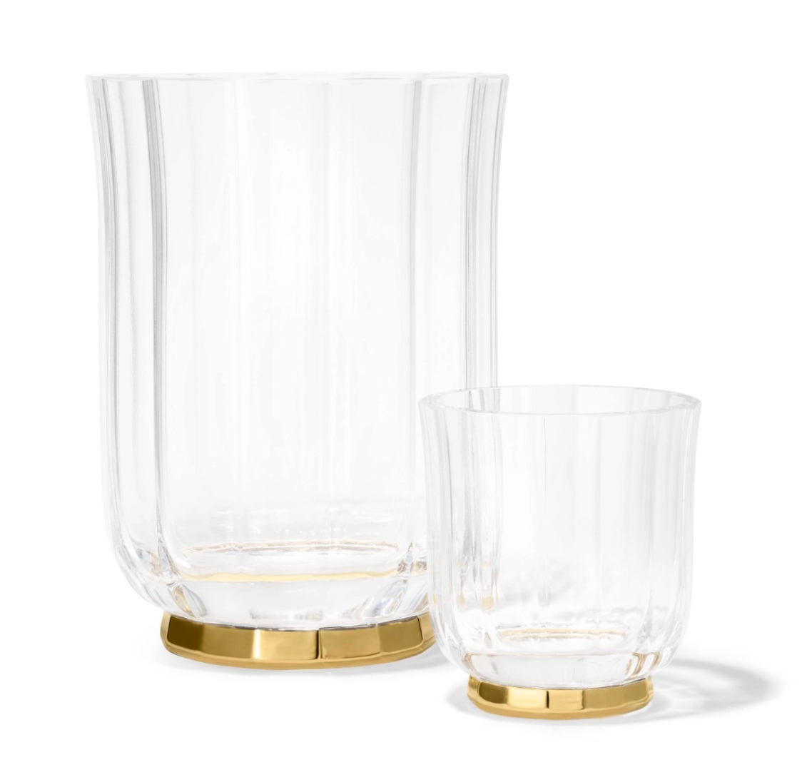 Delmara Crystal Votive Holders