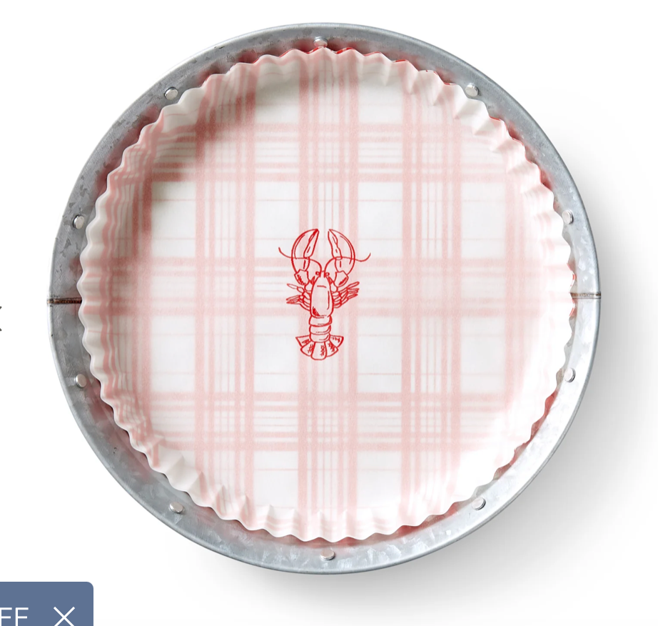 "Let's Get Crackin'" Plate Liners