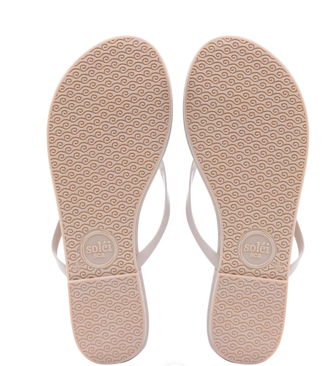 Solei Sea Thin Strap Sandal-Latte