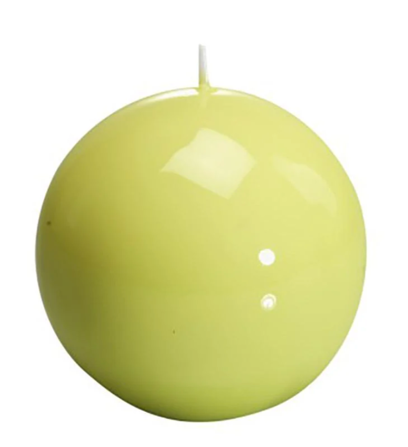 Meloria Ball Candle - Yellow