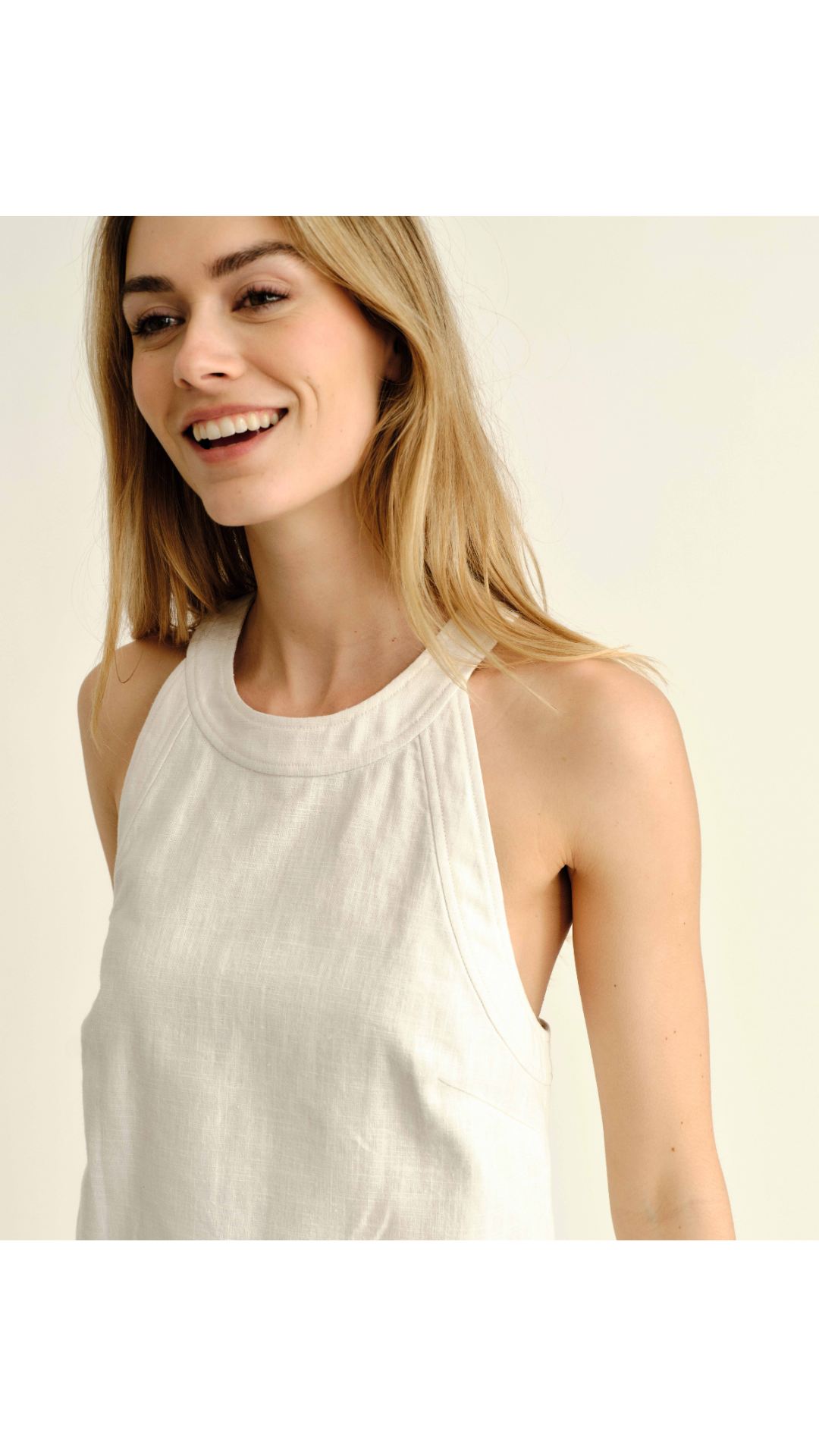 Brant Tank-Bright White