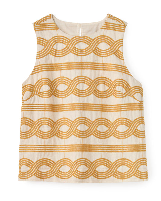 SU26 Celeste Tank-Goldenrod