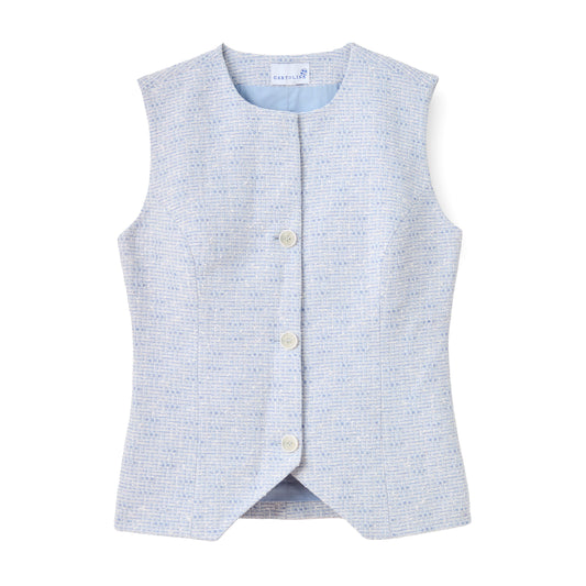 Freja Vest-Blue Mist