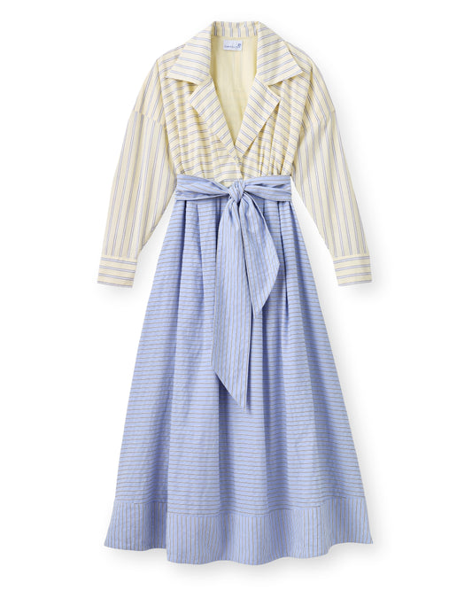 Johanna Dress-Banana Stripe