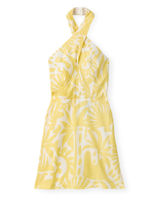 Moran Dress-Parrish Geo Print-Banana