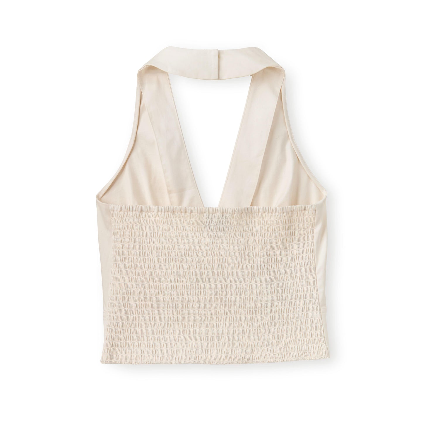 Olive Halter Top-Ivory