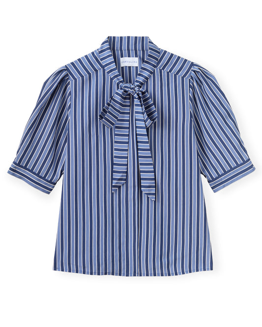 SU26 Peggy Blouse-Coastal Stripe