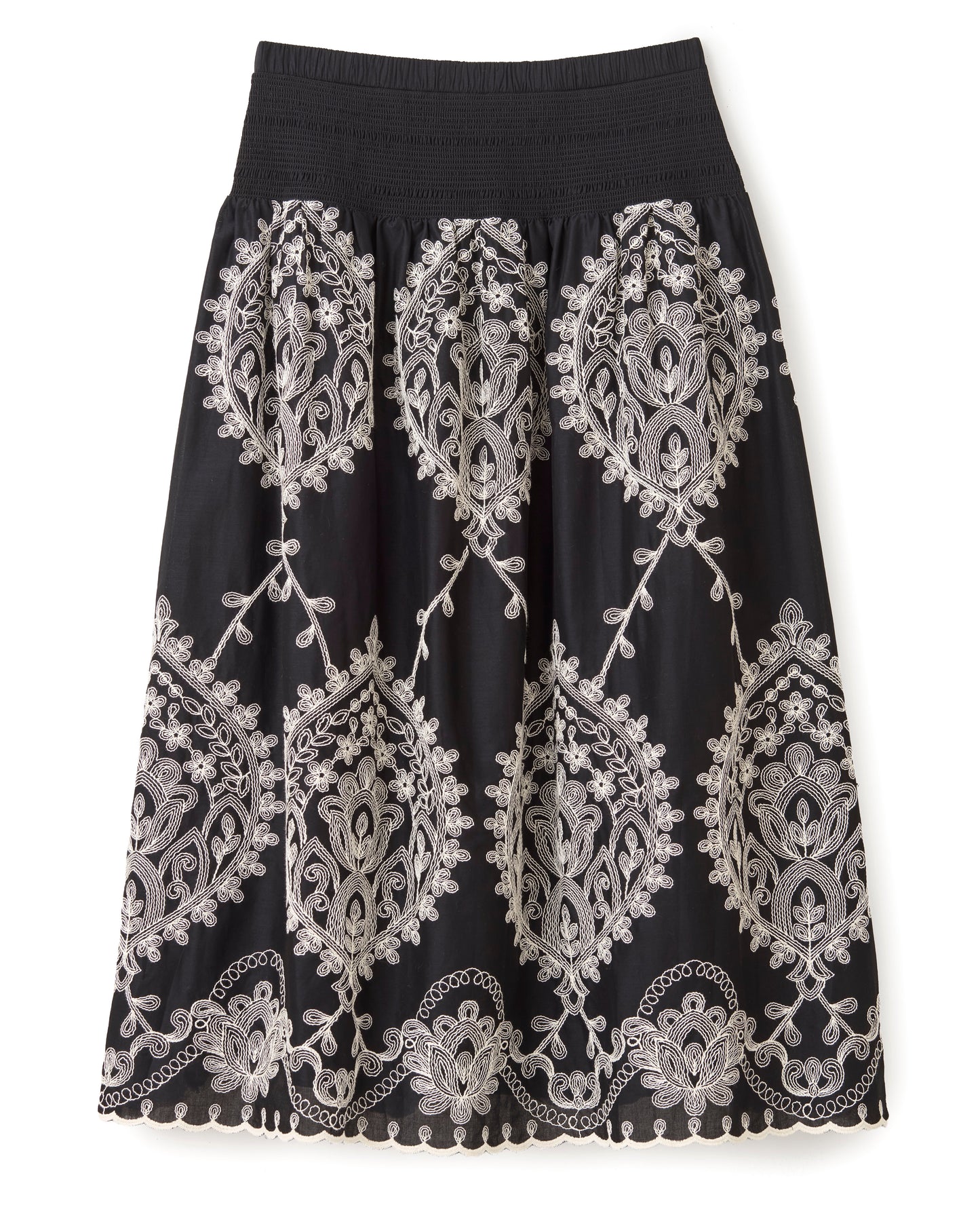 Georgia Midi Skirt-Noir