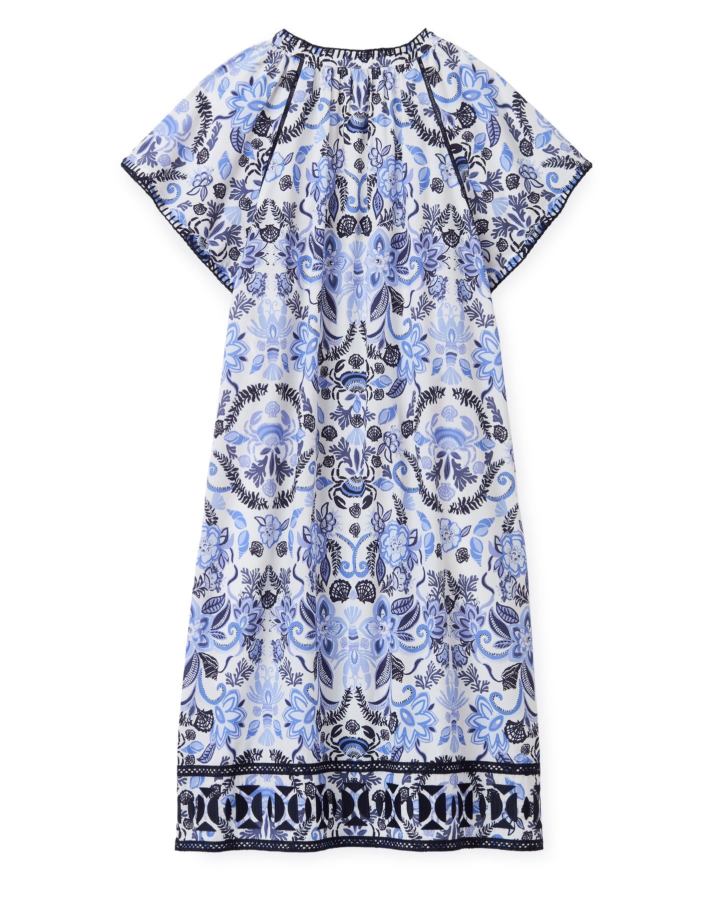Harper Dress-Mariners Bloom Print-Blue Mist