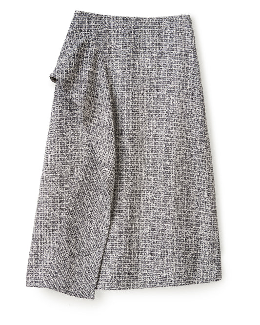 Juniper Midi Skirt-Mulitcolor Tweed