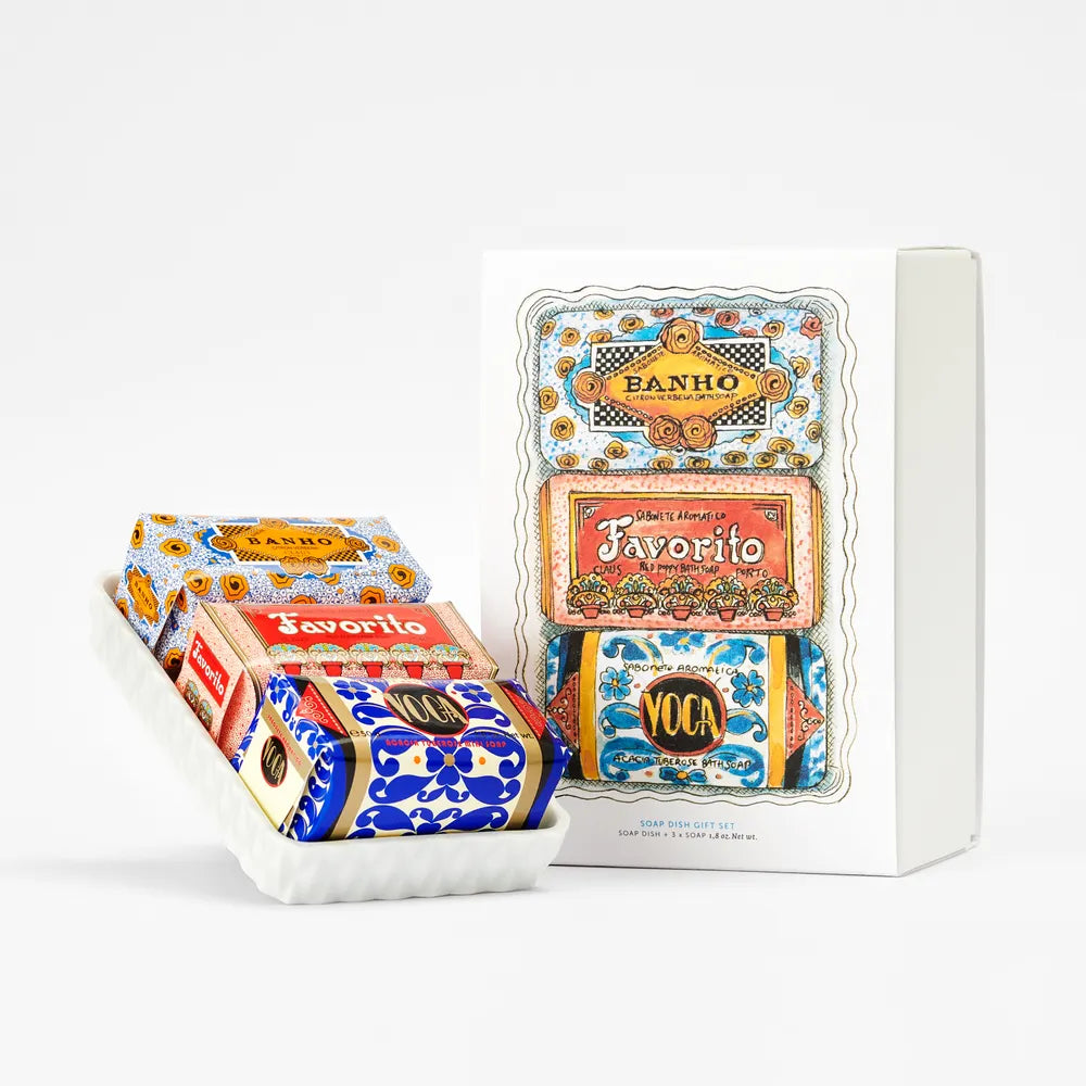 Deco Mini Soap & Dish Gift Set