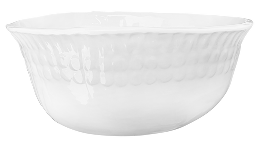Dottie Large Serving Bowl: White