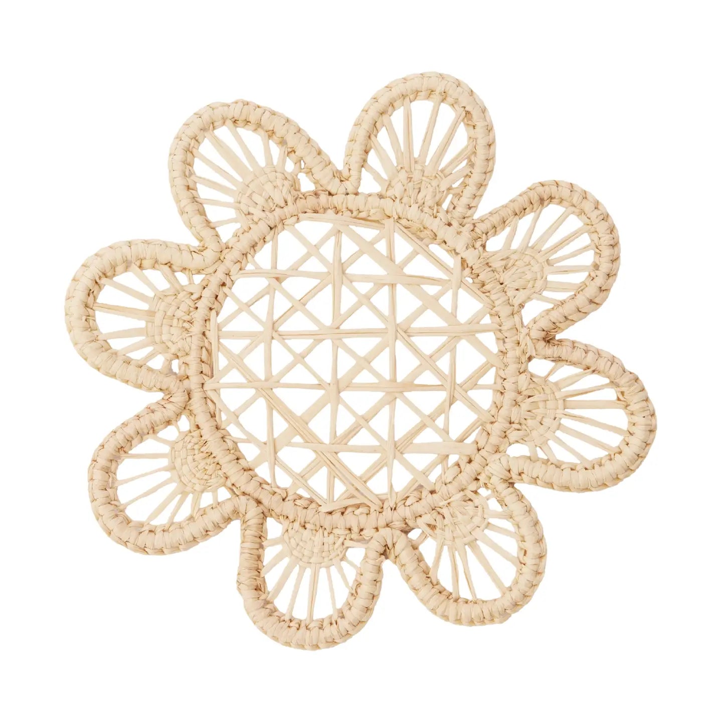 Daisy Coaster in Natural (Set of 4)
