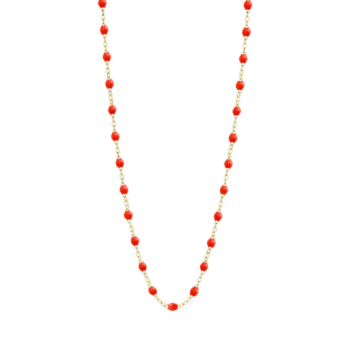 Classic Gigi Necklace - 17.7" - Coral