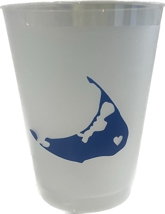 Nantucket Island Re-Usable Cups - 10 Pack