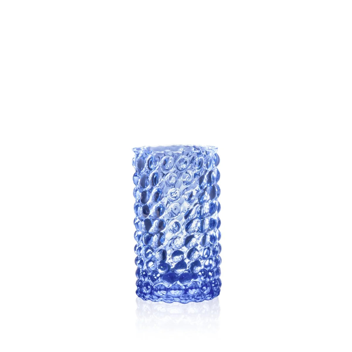 Light Blue Hobnail Bud Vase