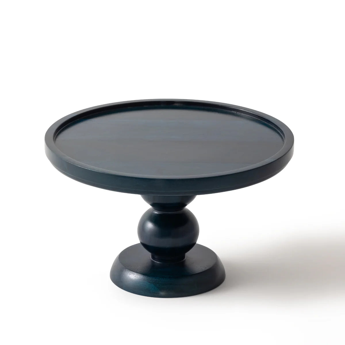 Cake Stand Wood - Blue