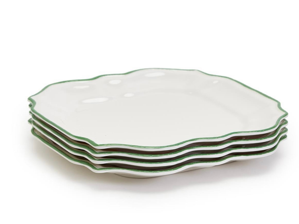 Garden Soiree Salad /Dessert Plates - Set of 4
