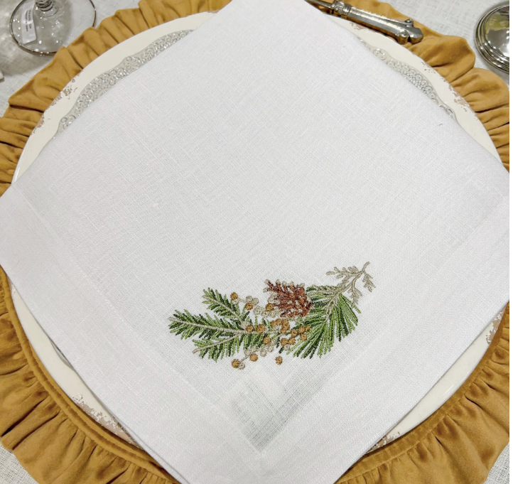 Fall Sprig Large Napkin -Set of 4
