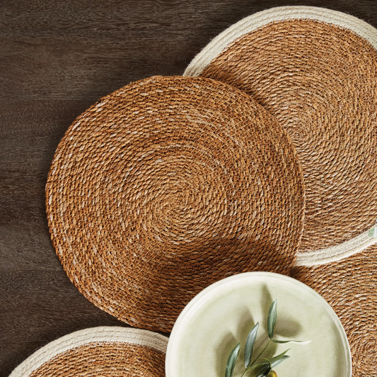 Seagrass Round Placemat - Natural