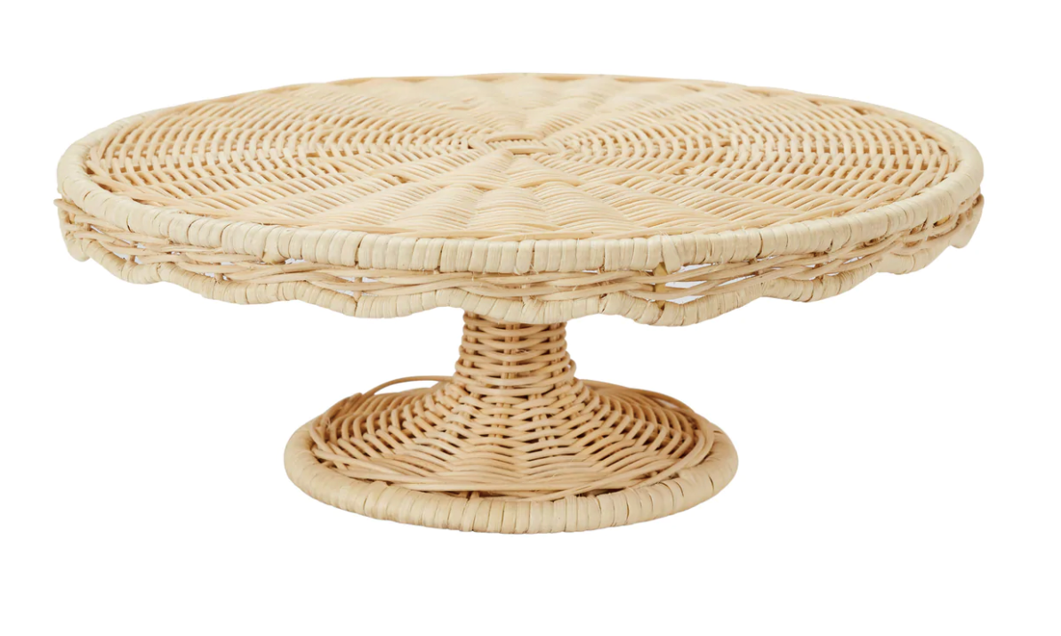 Rattan Round Serving Stand