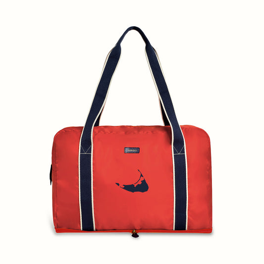 Nantucket Embroidered Paravel Fold Up Duffle