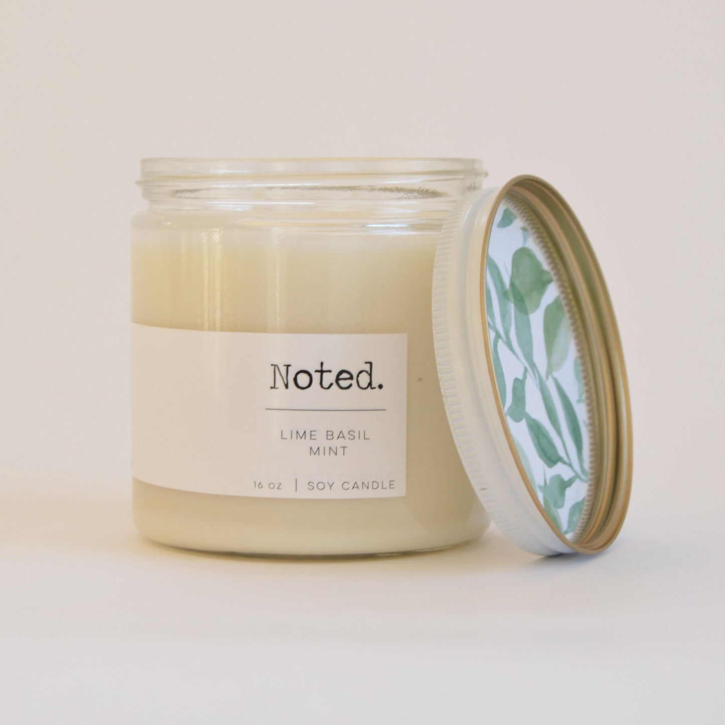Lime Basil Mint Double Candle